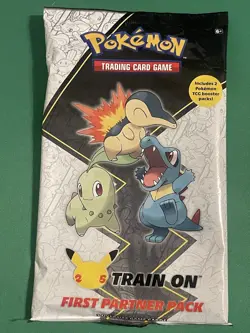Pokemon TCG First Partner Pack JOHTO 25th Anniversary Train On Oversized Cards 820650809675 - Image 1