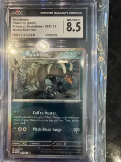 Pokemon (2025) prismatic evolutions Master Ball 8 Card Lot CGC Graded - Image 3