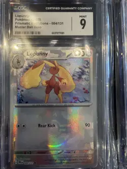Pokemon (2025) prismatic evolutions Master Ball 8 Card Lot CGC Graded - Image 4