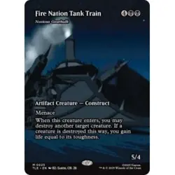 Fire Nation Tank Train- Avatar the Last Airbender - MTG - NM - Image 1