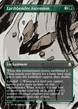 Earthbender Ascension - Borderless - Avatar the Last Airbender - MTG - NM - Image 1