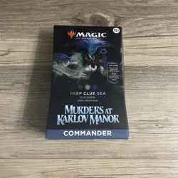 MtG: Murders at Karlov Manor - Commander Deck - Deep Clue Sea - NEW/SEALED - Image 1