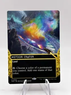 Meteor Crater 0026 Borderless Edge of Eternities: Stellar Sights EOS MTG NM - Image 1