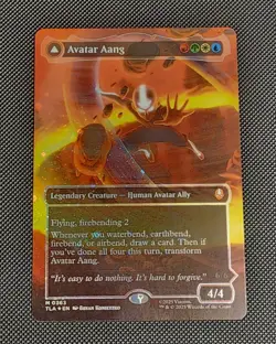 MTG Avatar Aang (Raised Foil) Avatar: The Last Airbender Foil #363 - Image 1
