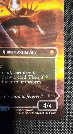 MTG Avatar Aang (Raised Foil) Avatar: The Last Airbender Foil #363 - Image 4