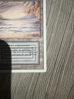 Magic the Gathering Underground Sea Revised Edition Dual Land NM/LP++ - Image 5