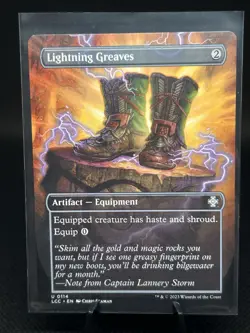 Lightning Greaves (Borderless) Commander: the Lost Caverns of Ixalan Regular - Image 1