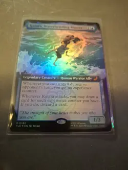 FOIL* Katara, Waterbending Master M 0180 Extended Art Avatar Last Airbender NM - Image 1