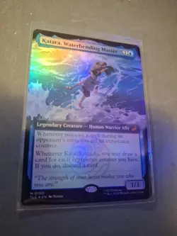 FOIL* Katara, Waterbending Master M 0180 Extended Art Avatar Last Airbender NM - Image 2