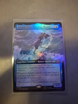 FOIL* Katara, Waterbending Master M 0180 Extended Art Avatar Last Airbender NM - Image 3