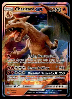 Pokemon TCG SM Promos #SM195 Charizard GX HP - Image 1
