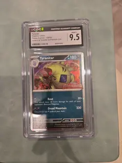 Pokemon Tyranitar Paldea Evolved 135/193 Holo CGC Graded 9.5 - Image 1
