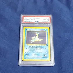 1999 Pokemon Lapras Fossil - Rare Holo PSA 8 NM-MT #10 - Image 1