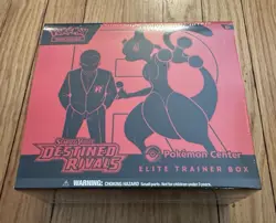 Pokemon Destined Rivals ETB Elite Trainer Box Pokemon Center Exclusive Sealed - Image 1