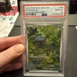 Pokemon Bulbasaur 166/165 Sv: Scarlet & Violet 151 Holo PSA 10 Gem Mint - Image 1