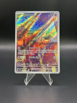 2023 Pokemon Drowzee Illustration Rare Full Art 210/198 Scarlet & Violet - Image 1