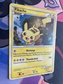Pokemon Pikachu HGSS03 Promo Holo LP - Image 2