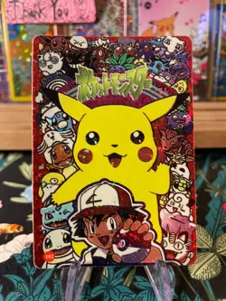 ?Pikachu Ash Gengar Ditto 102?Vintage Vending Sticker! Pokemon Read Description? - Image 1