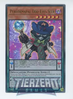 Yugioh Performapal Odd-Eyes Seer BLCR-EN031 Ultra Rare 1st Edition Near Mint - Image 1