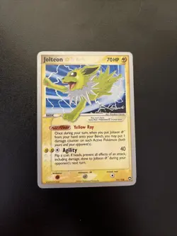 Jolteon Gold Star 101/108 World Championship Deck 2008 LP-NM Pokemon Card - Image 1