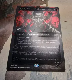 MTG English Kaito, Bane of Nightmares (Showcase) (Textured) NM Foil - Image 1