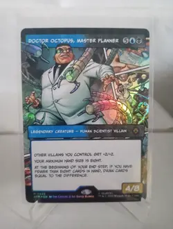 MTG Spiderman, Doctor Octopus, Master Planner Borderless Foil Mythic - Image 1