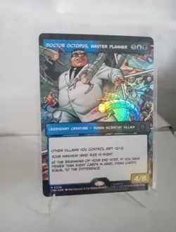 MTG Spiderman, Doctor Octopus, Master Planner Borderless Foil Mythic - Image 2