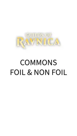 MTG GUILDS OF RAVNICA (GRN): COMMON CARDS CHOOSE YOUR OWN /259 - light play - Image 1
