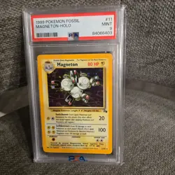 1999 Pokemon Fossil Magneton-Holo PSA 9 11/62 - Image 1