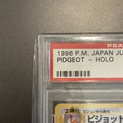 1997 Pokemon Japanese Jungle Pidgeot #18 PSA 10 GEM MINT - w/ 1996 Old PSA Label - Image 2