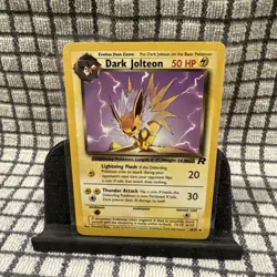 Pokemon Dark Jolteon TCG Team Rocket Card 38/82 Regular NM Condition - Image 1