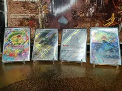 🔥4x Illustration Rare IR AR Deutsch Pokemon Karten Set Sammlung Fatale Flammen - Image 1