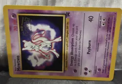 Mewtwo Black Star Promo #3 Pokemon the First Movie 1999 WoTC Mint Condition Card - Image 3