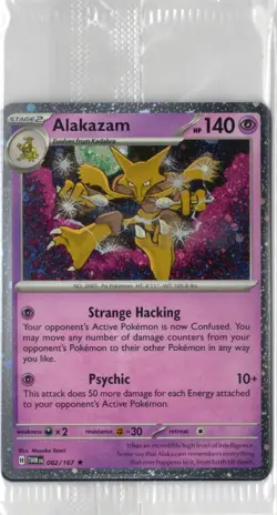 SEALED Alakazam 82/167 Cosmos Holo Knockout Promo NM/MNT Pokemon TCG - Image 1