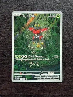 Tapu Bulu 065/064 Pokemon TCG Shrouded Fable Illustration Rare English NM - Image 1