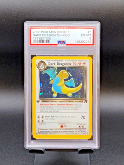 🪄 Dark Dragonite ~ 1st Edition Pokemon Holo Rare Team Rocket 5/82 - PSA 6 🪄 - Image 1