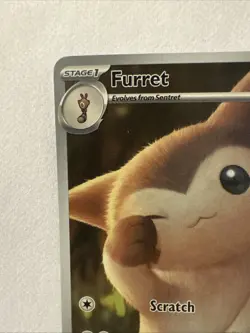 Pokemon TCG Furret Card 168/159 Journey Together Near Mint Condition - Image 2