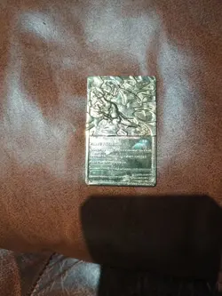 Vintage Pokemon 23K Gold Plated Charizard Trading Card 1999 BK Burger King - Image 2