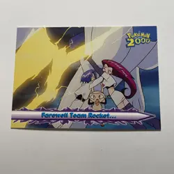 Topps Pokemon The Movie 2000 Farewell Team Rocket. #55 Blue Label Card - Image 1