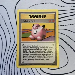Pokemon TCG Clefairy Doll Base Set 70/102, Regular Rare LP - Image 1