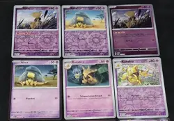 Abra Kadabra Alakazam Pokemon TCG 9 Card Lot Promo Cosmos Holo R-Holo PokeBall + - Image 4