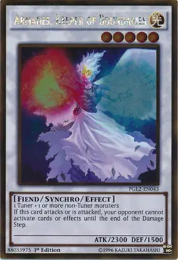 Light Play x 1 Armades, Keeper of Boundaries - PGL2-EN043 - Gold Rare - 1st Edit - Image 1