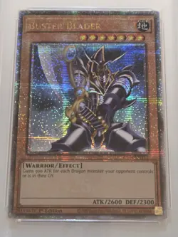 PSA 9 Buster Blader RA04-EN115 Quarter Century Secret Rare Yugioh 1st Edition - Image 2