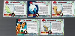 POKEMON Topps TV Animation Set #11-15 Set of 5 Different Cards NM/M - Image 2