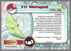 POKEMON Topps TV Animation Set #11-15 Set of 5 Different Cards NM/M - Image 4