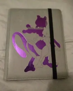 Ultra Pro Mewtwo 9-pocket Binder (360 Cards) Used Open Cover With Small Defects - Image 2