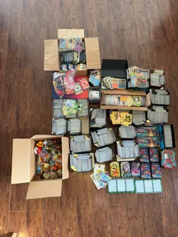 Massive Pokemon Collection, 12,000+ Bulk Card Lot, Tins, Coins, Toys Etc - Image 1