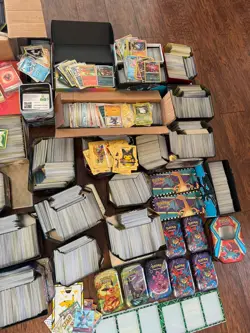 Massive Pokemon Collection, 12,000+ Bulk Card Lot, Tins, Coins, Toys Etc - Image 5