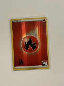 Fire Energy Line Holo Pokemon Prize Pack Series 1 Card FAST SHIP A* - Image 1