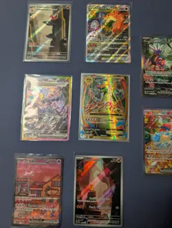 Pokemon Card Lot Of 10 Special Illustration Rare, Mew, Charizard, Mewtwo 1st - Image 2